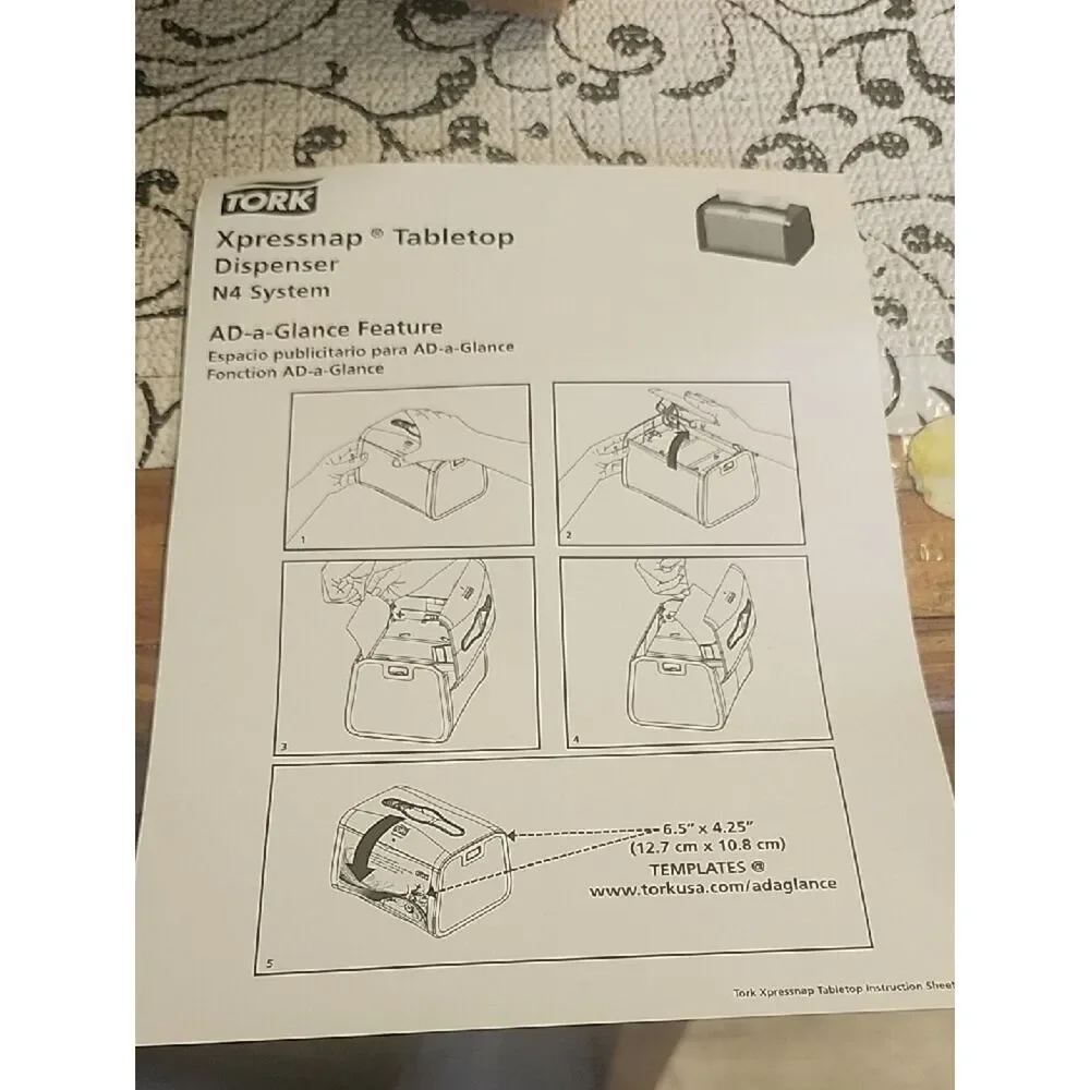 Tork Countertop Napkin/Dispenser Holder
